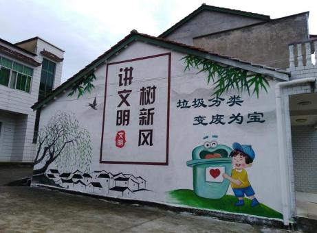 贵港墙绘是现在流行的墙体广告