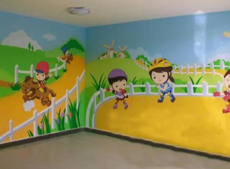 贵港幼儿园墙体彩绘制作流程及注意事项
