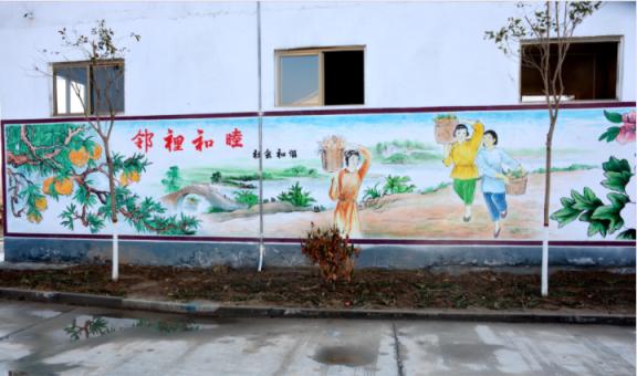 贵港乡镇文化墙 乡风文明焕发新活力