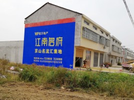 贵港农村墙体广告在不同形式上面展现的不同特色